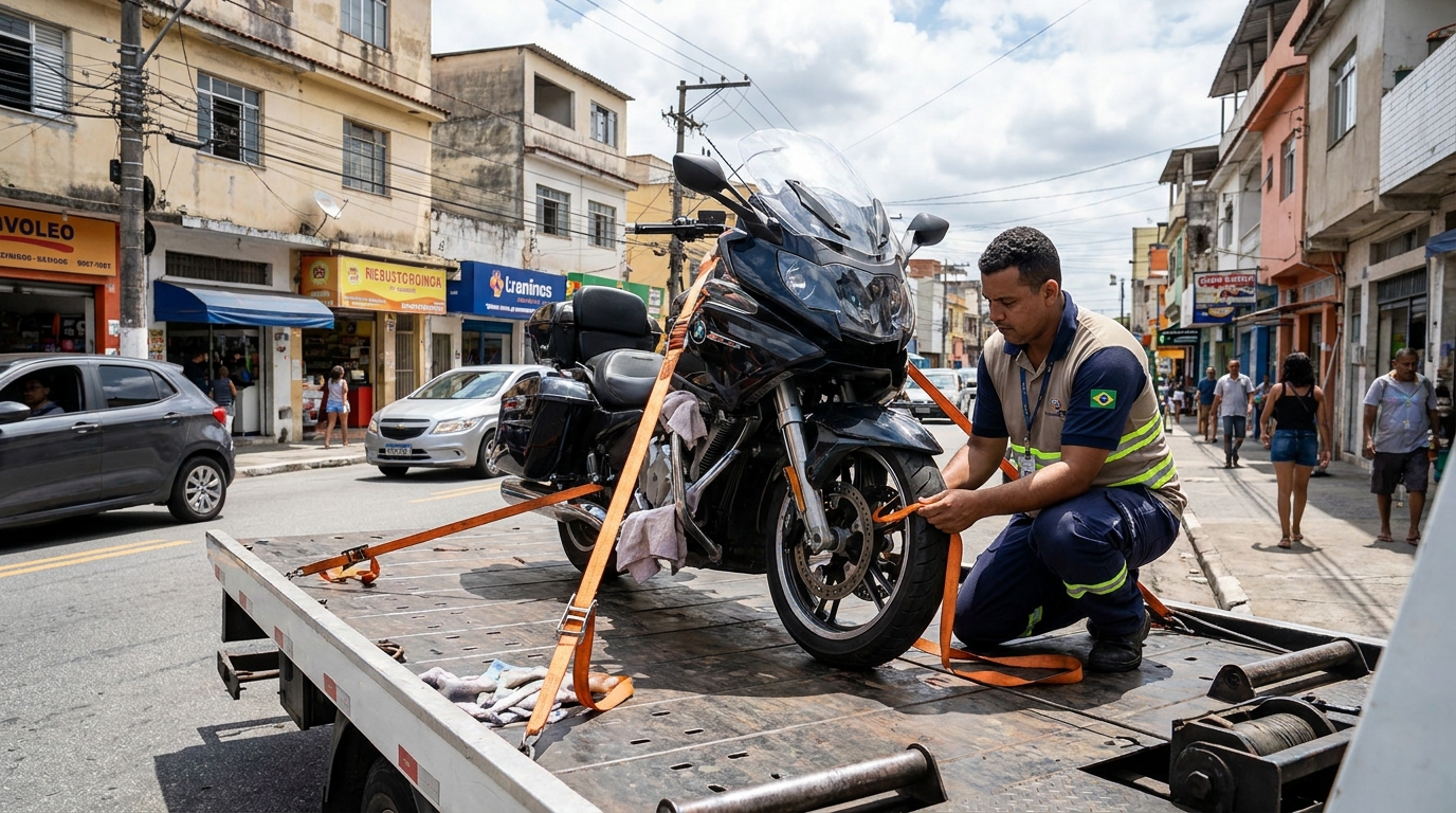 Remoção de Moto em Pane no Brisamar, João Pessoa‑PB